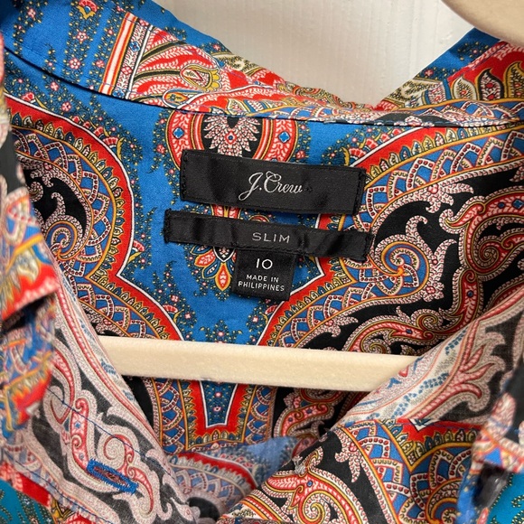 J. Crew Pattern Button Down - Picture 2 of 10
